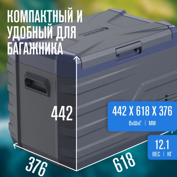 Компрессорный автохолодильник Alpicool NL40 (12/24)